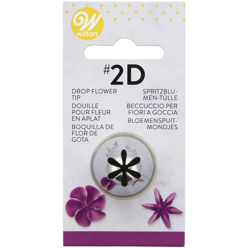 Wilton | decorating tip #2D Dropflower Carded