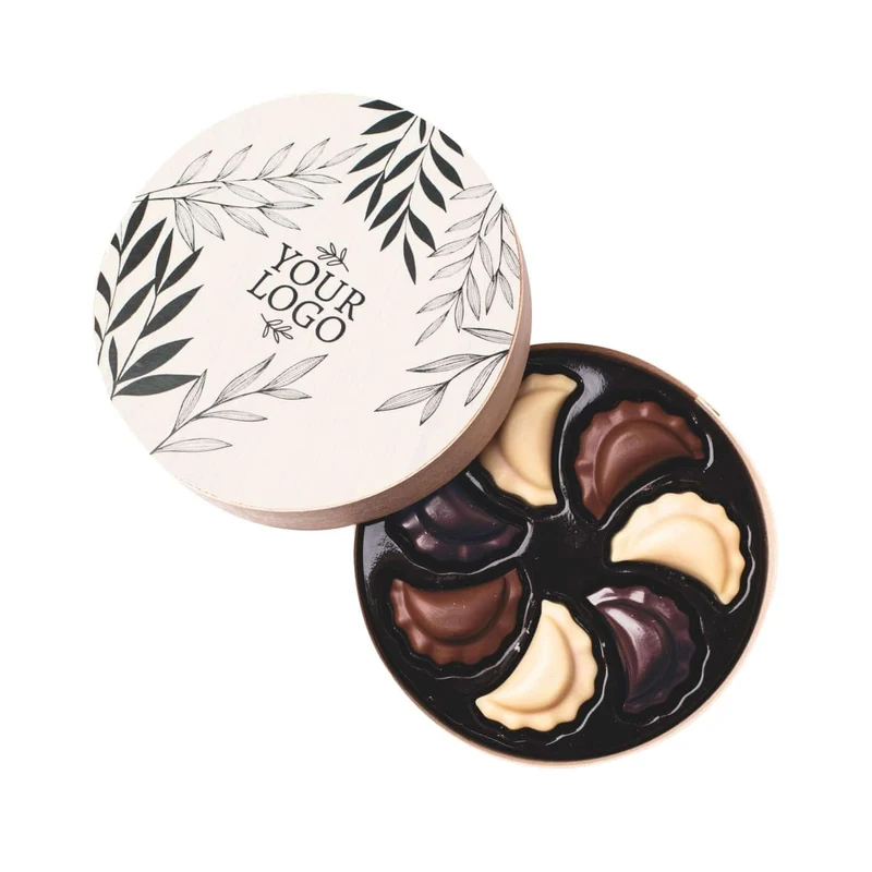 Pralines Taste of Tradition in houten geschenkdoos