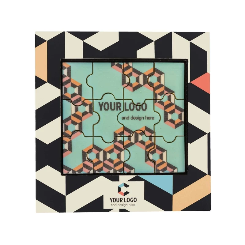Chocolade puzzelset met eigen opdruk