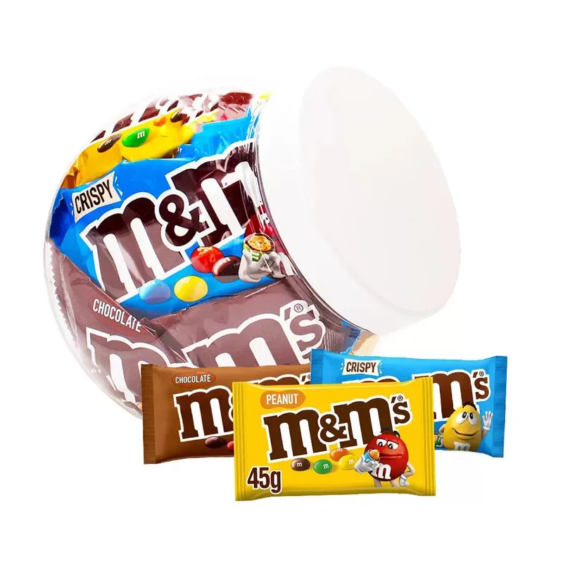M&M's Choco, Peanut & Crispy Mix - 10 zakjes - 423g