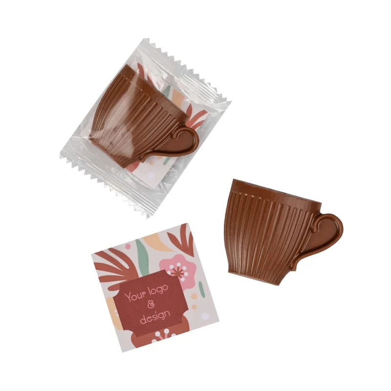 Advert Card – Chocolate Cup met Eigen Ontwerp