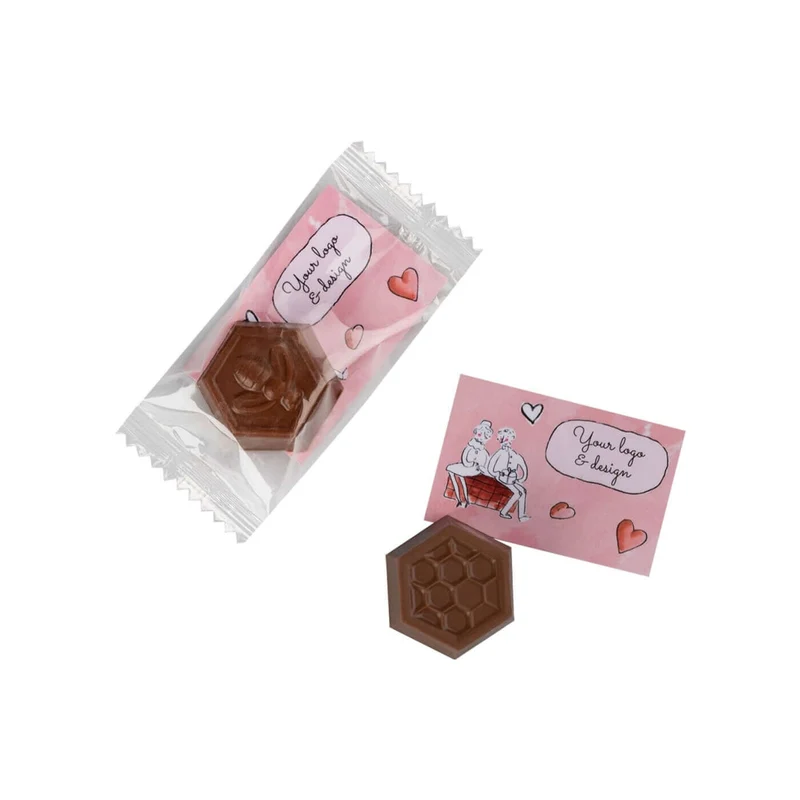 Advert Card – Honeybee Praline met Eigen Ontwerp