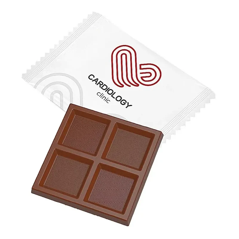 Chocolate Bar Spot 30 g Flow Pack met Eigen Ontwerp