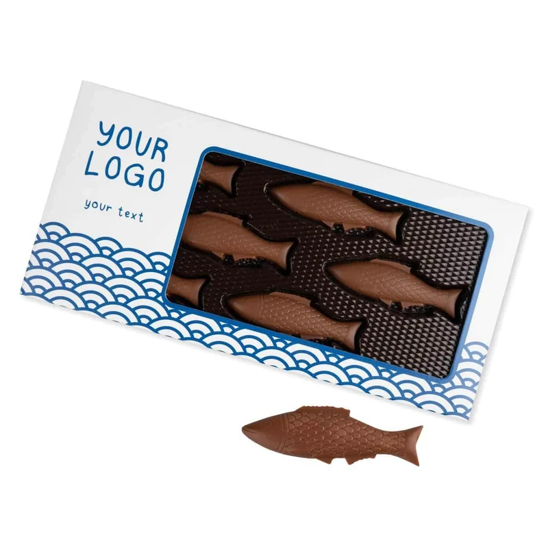 Set Chocolade Vissen (6 stuks, 60 g)