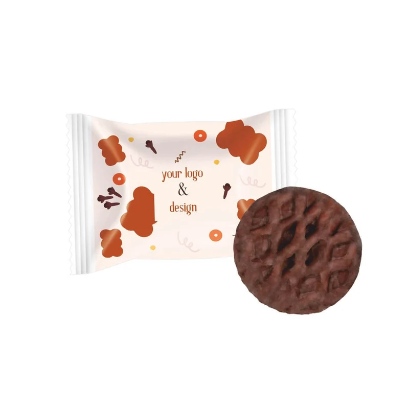 Premium Chocolade-Peperkoek in Personalisiseerbare Wikkel
