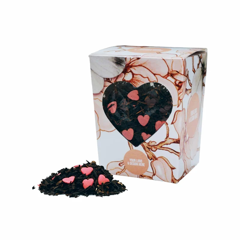 Sweetheart Tea in gepersonaliseerd vensterdoosje
