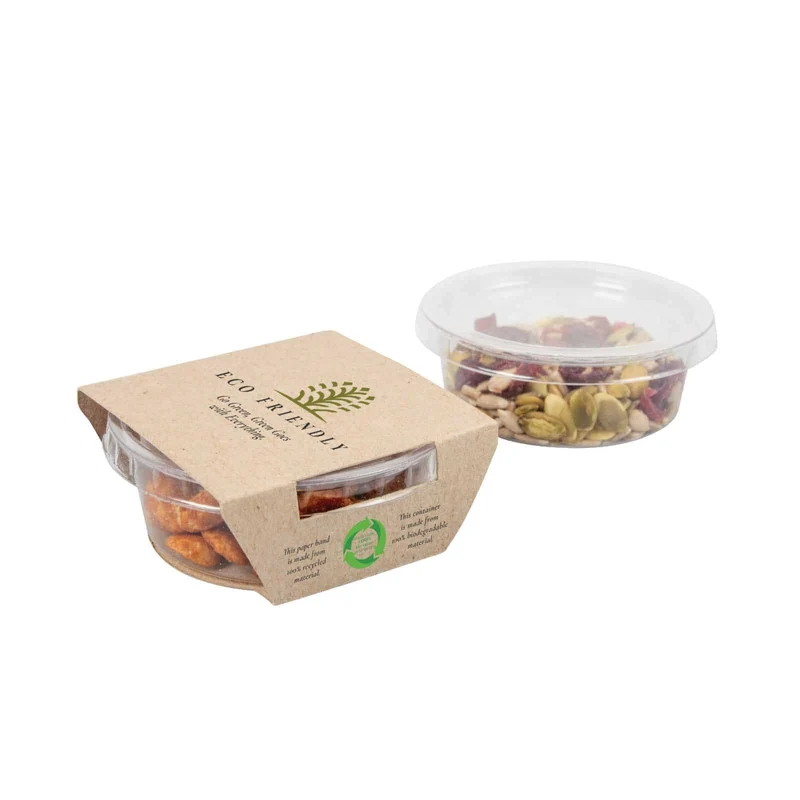 Snack Cup met noten & cranberry in eco beker