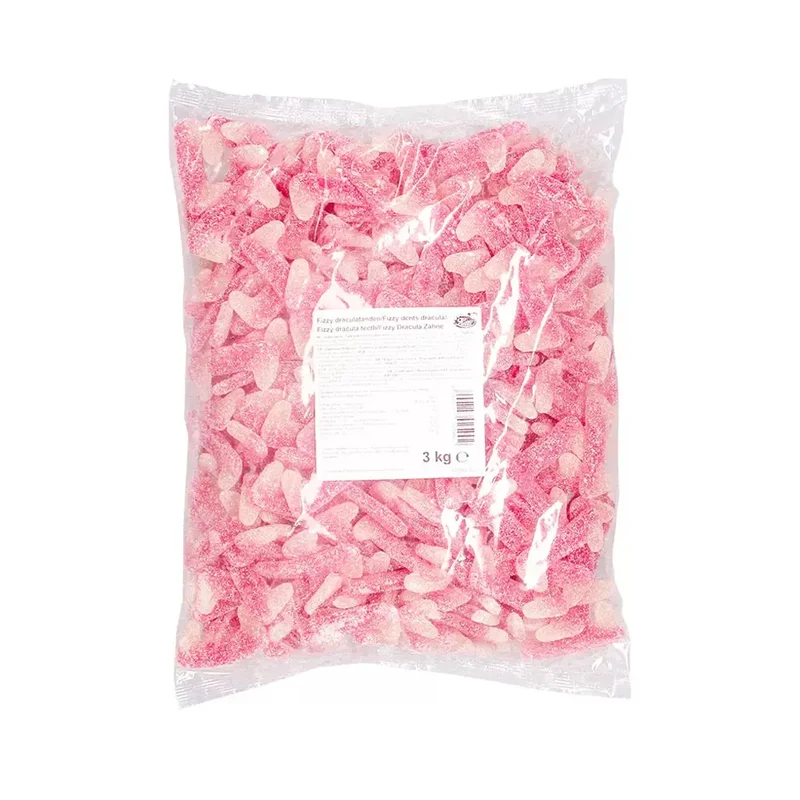 Lutti Draculatanden Fizz - zuur snoep grootverpakking - 3kg