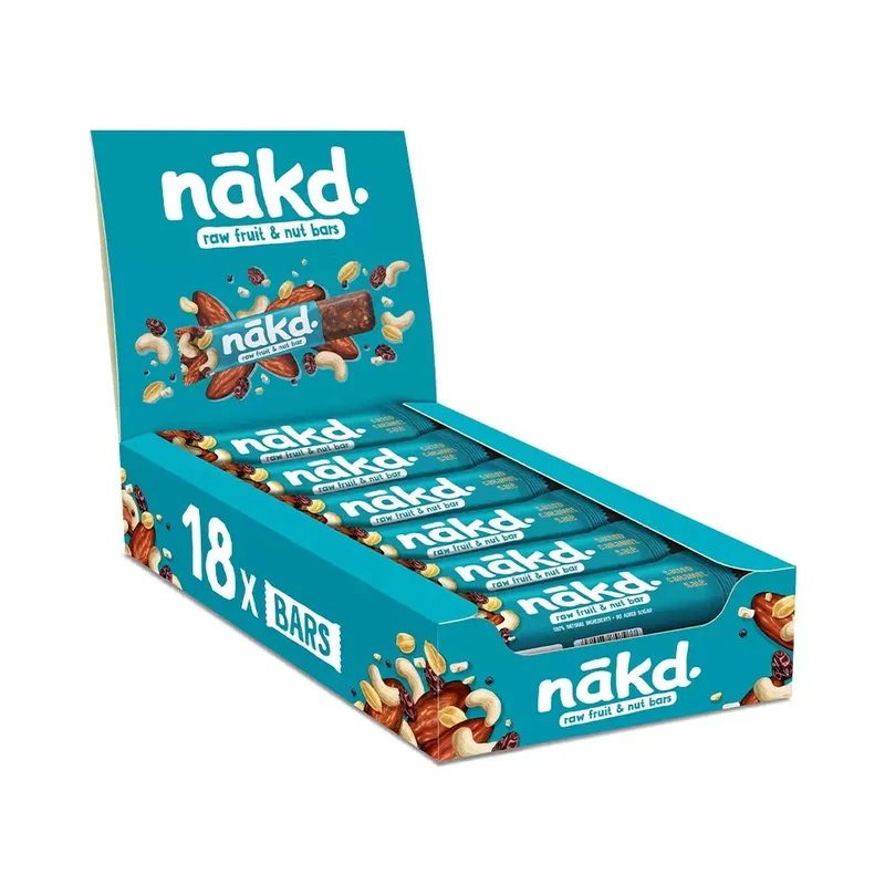 Nakd Salted Caramel - vegan fruit bars - 35g x18