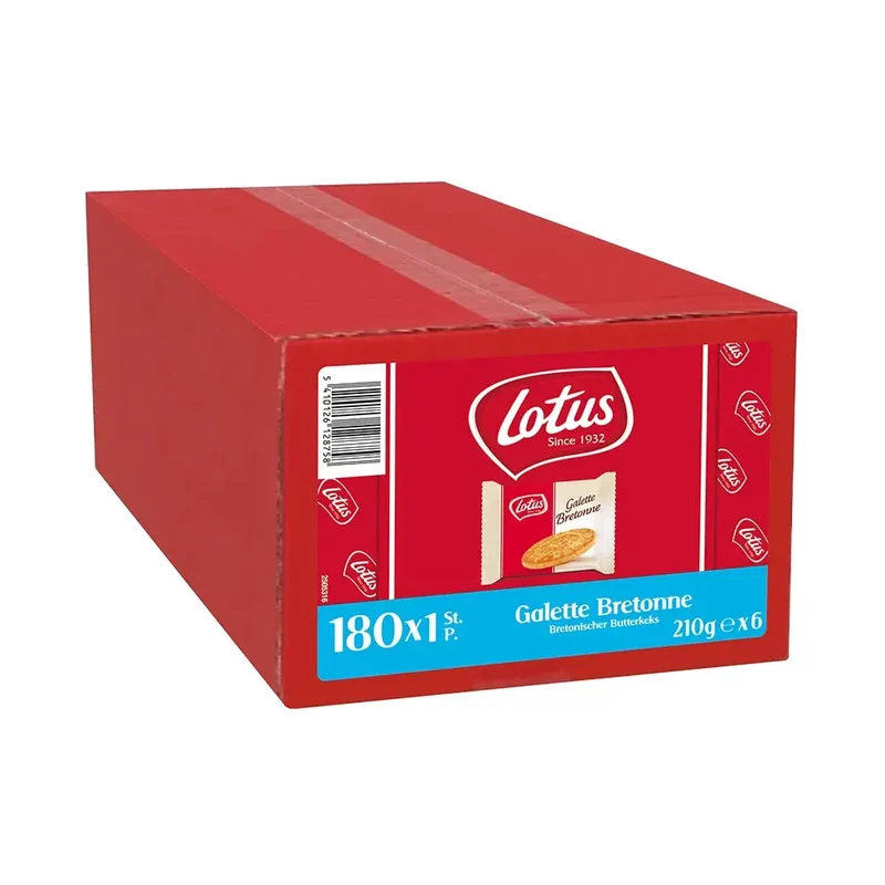 Lotus Bretons Botergaletjes - boterkoekjes - 180 stuks - 1260g