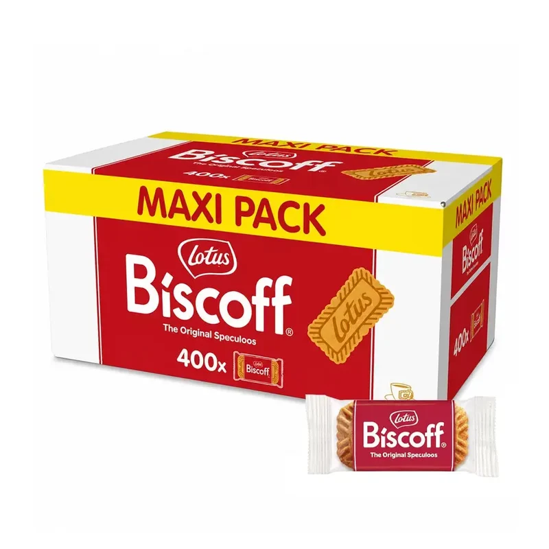 Lotus Biscoff speculoos - individueel verpakte koekjes - 400 stuks - 2,5kg