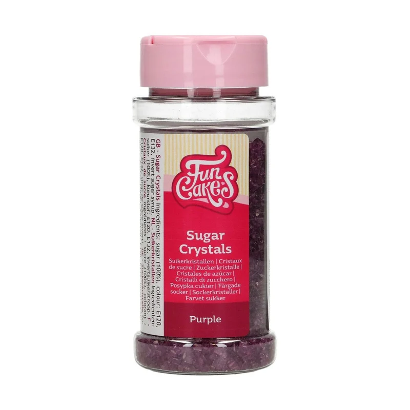 FunCakes Suikerkristallen Paars 80 g
