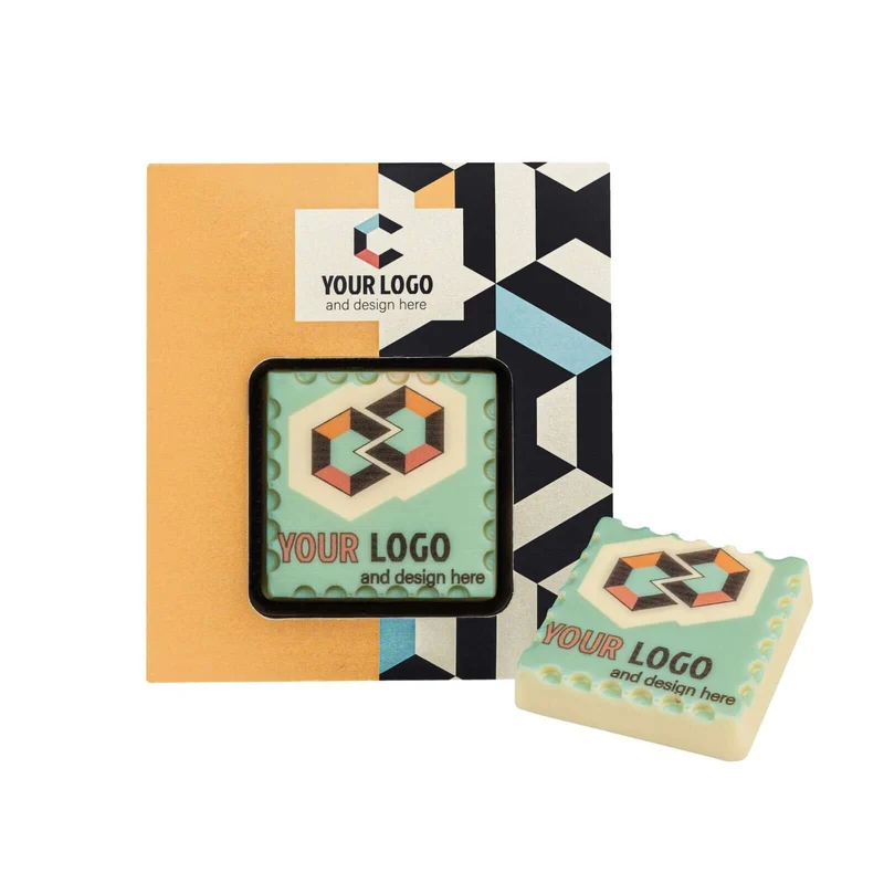 Chocolate ChocoStamp Print 30 g – Jouw Ontwerp in Chocolade