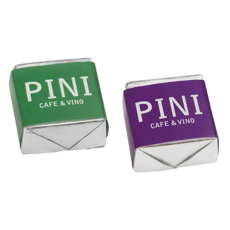 Chocolate Cube 12 g met Eigen Label