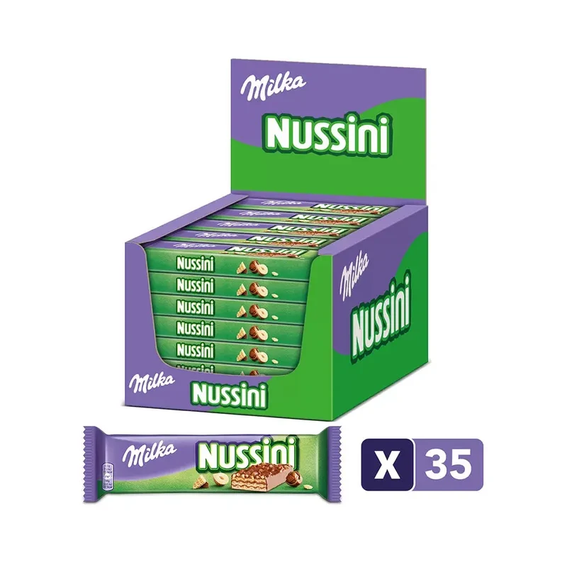 Milka Nussini chocoladerepen - 35 stuks - 31g x35