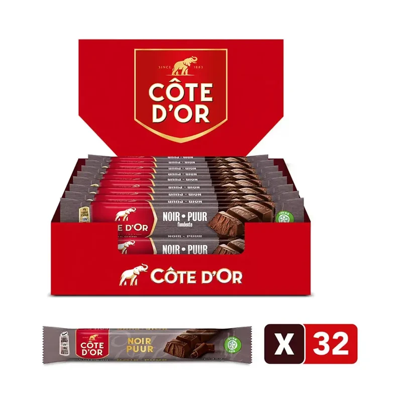 Côte d’Or chocoladerepen puur - 32 stuks - 1504g