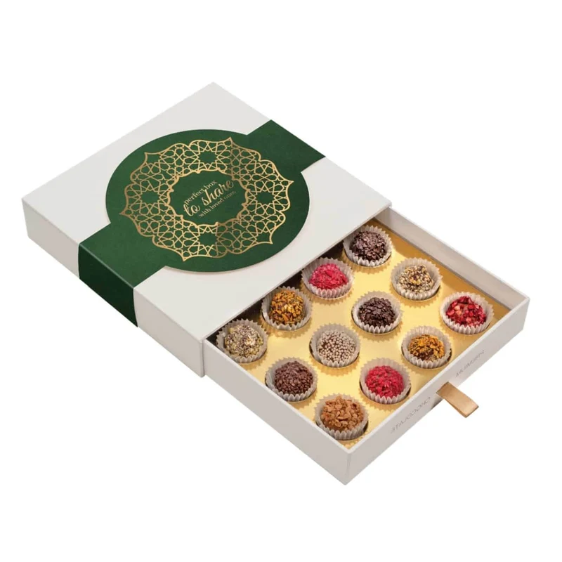 Luxe Art Deco Truffels in Geschenkdoos