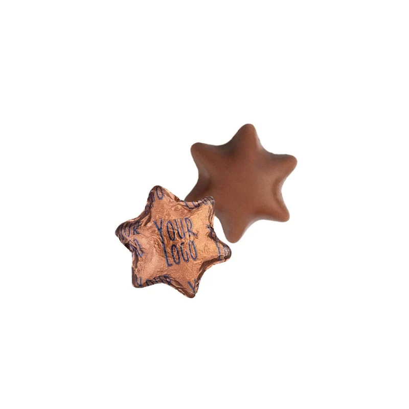 Mini Chocolate Sweet Star 4 g in Eigen Verpakking