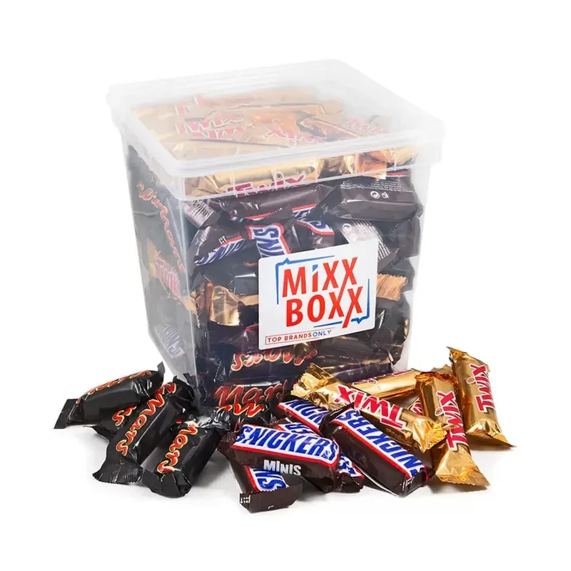 Mars assortiment "chocolade mini's" - 110 stuks - herbruikbare pot - 2,2kg