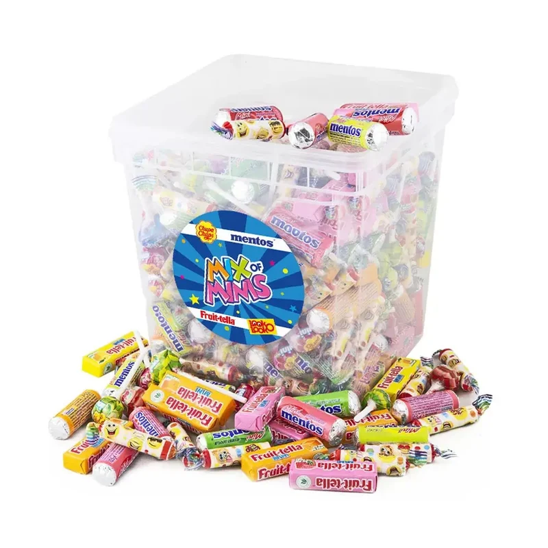 Ultimate Minis Mix XL - Fruit-tella, Mentos, Chupa Chups & Look-O-Look - snoepmix - 2kg