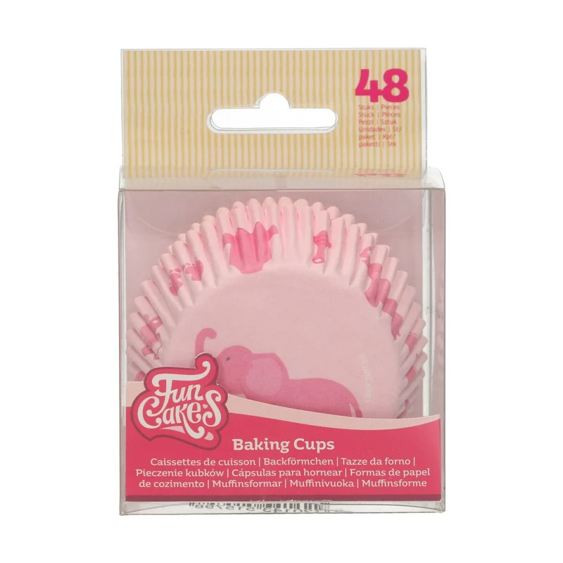 FunCakes Baking Cups Baby Roze pk/48