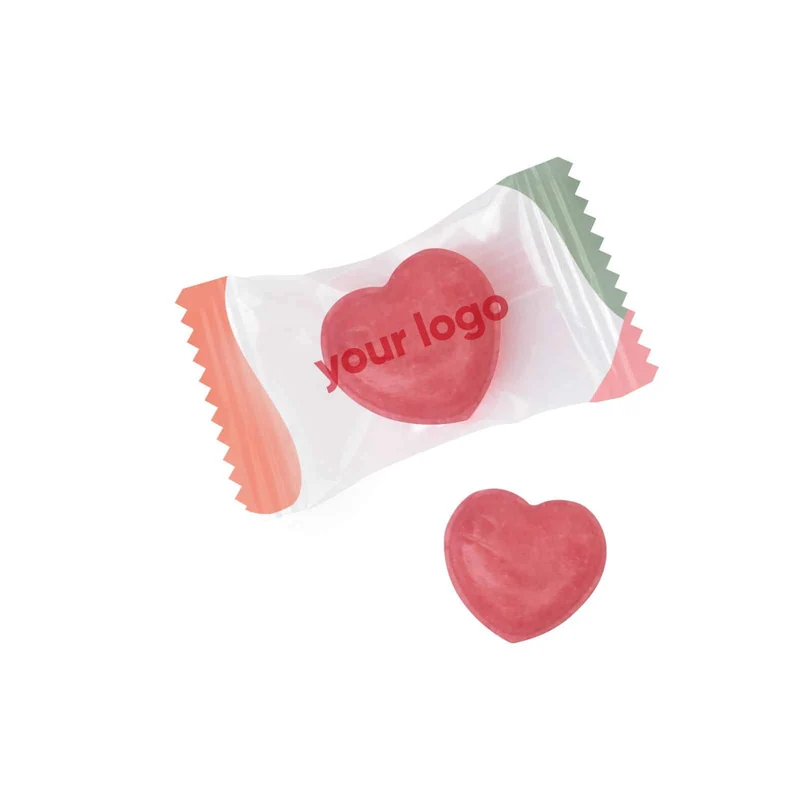Fiber Heart Candies in Eigen Verpakking