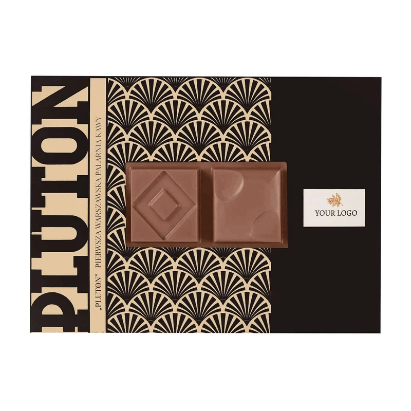 Chocoladereep Modulo Bar met Pluton Koffievulling in Eigen Verpakking