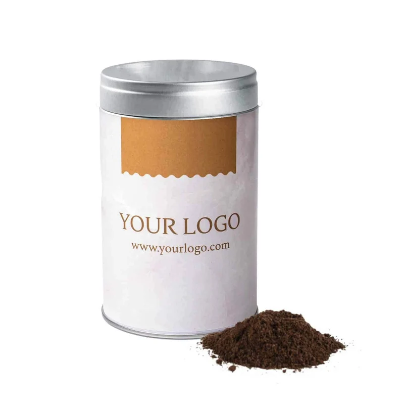 Ground Coffee 100 g – Premium Arabica in Luxe Herbruikbare Bliktin