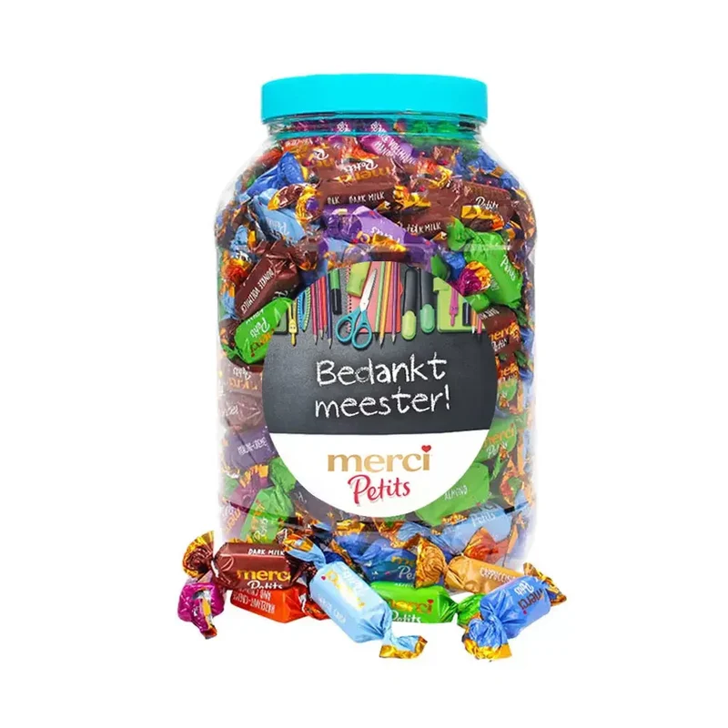 merci Petits chocolade "Bedankt meester" - 1400g