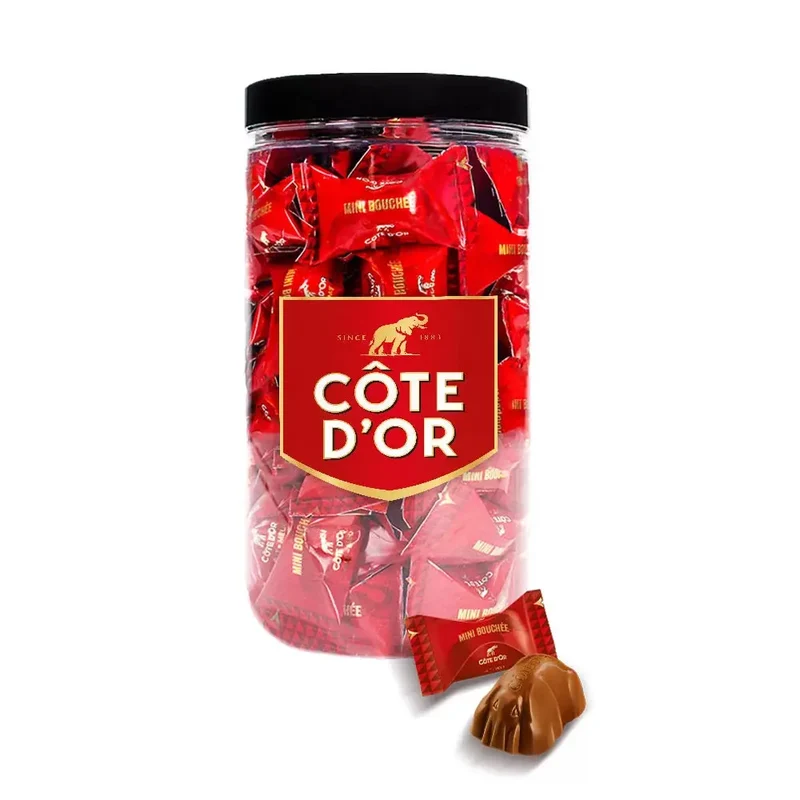 Côte d'Or Mini Bouchée - melkchocolade met praliné - bokaal - 500g