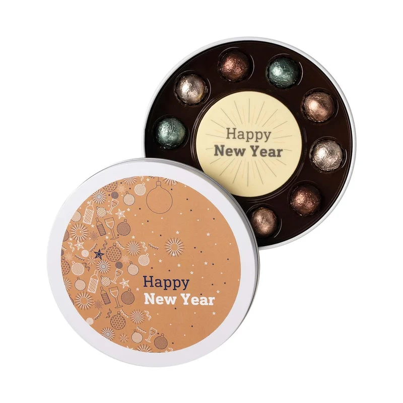 Sweet Sphere Celebration Collection – chocolade in luxe nieuwjaarsblik