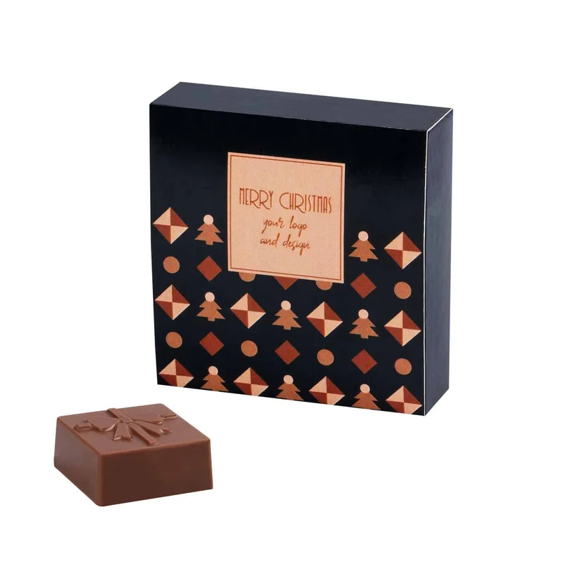 Praline in Geschenkdoos met Eigen Bedrukking