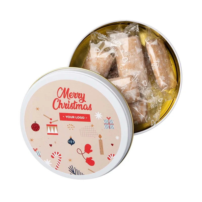 Gingerbread Tales in Blik met Eigen Bedrukking
