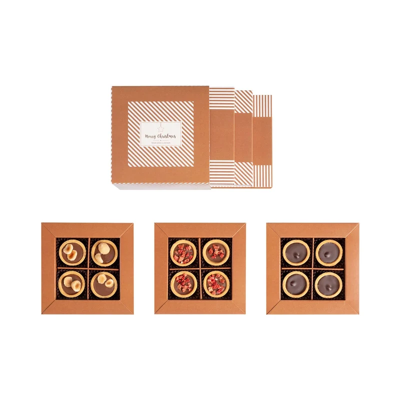 Biscotti Terrazze Collection – 12 Koekjespralines in Gelaagde Luxe Verpakking