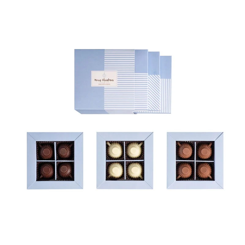 Chocofino Terrazze Collection – 12 Luxe Pralines in Gelaagde Geschenkverpakking