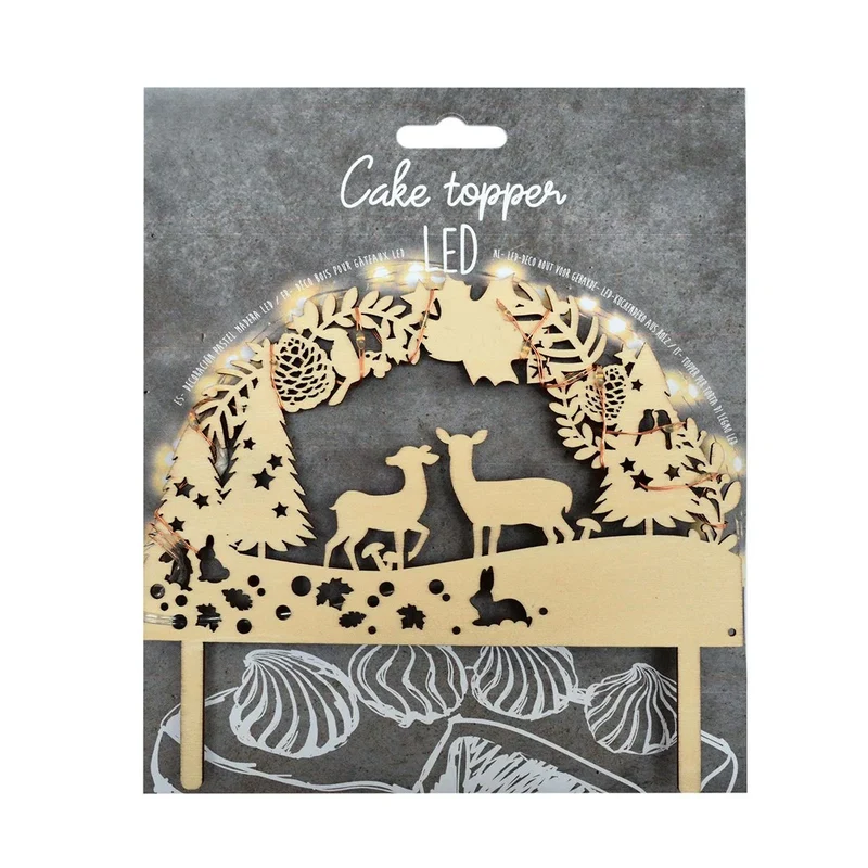 Scrapcooking | Woodland cake topper