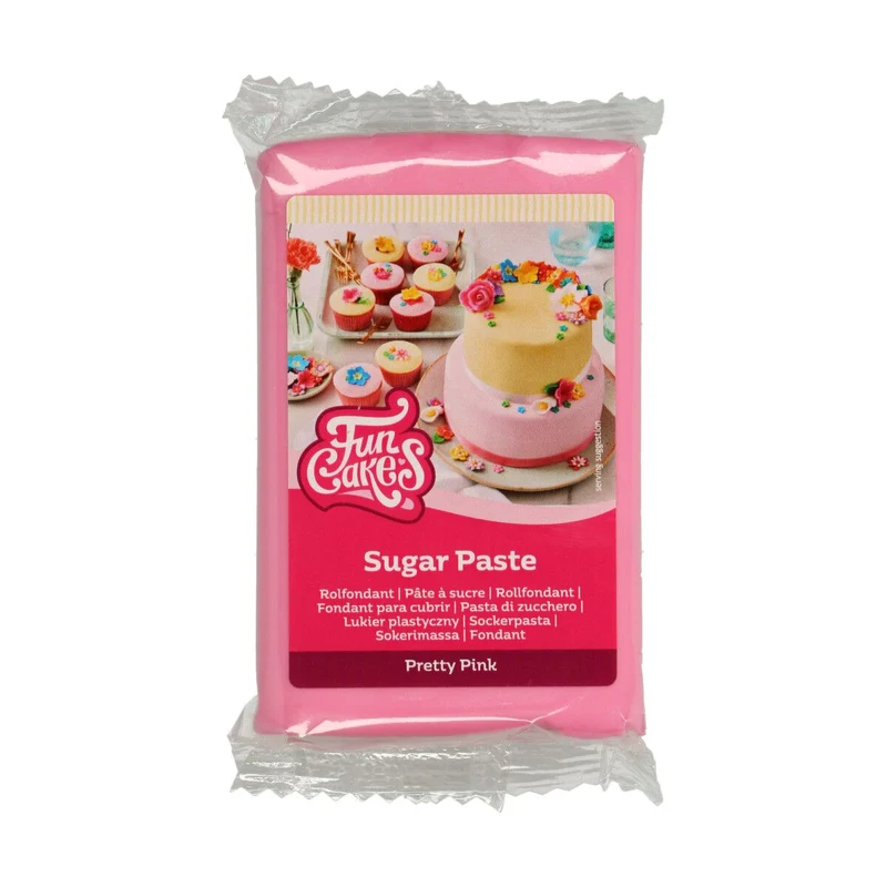 FunCakes Rolfondant Roze Pretty Pink 250 gram.