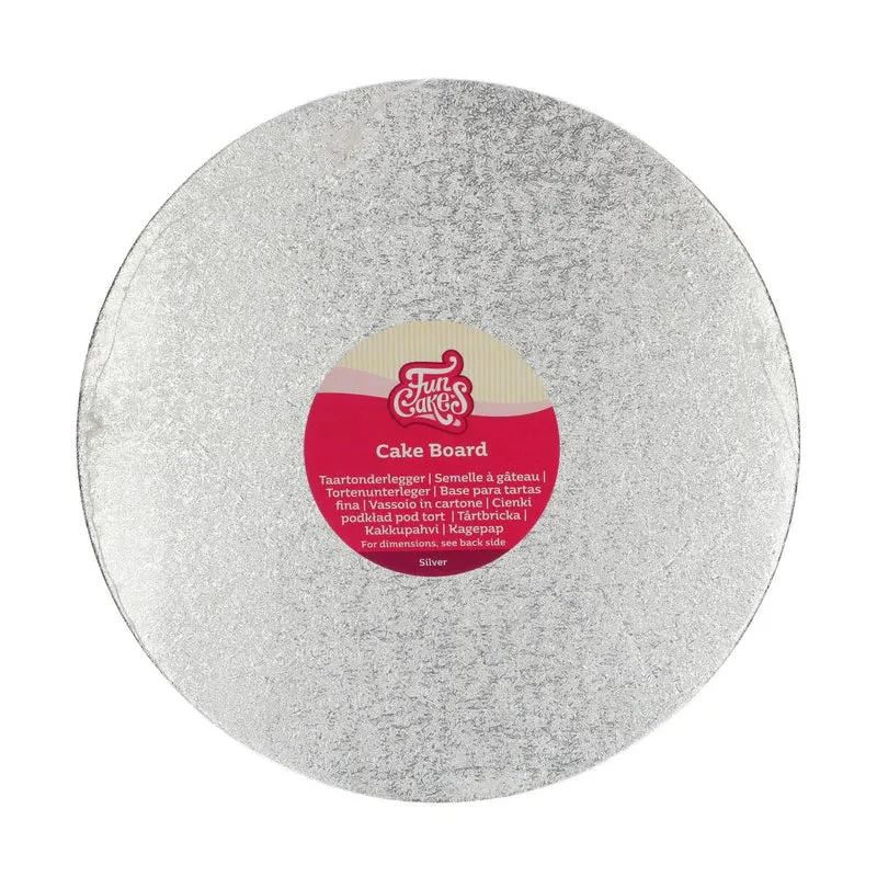 FunCakes Board Rond Ø30,5 cm Zilver