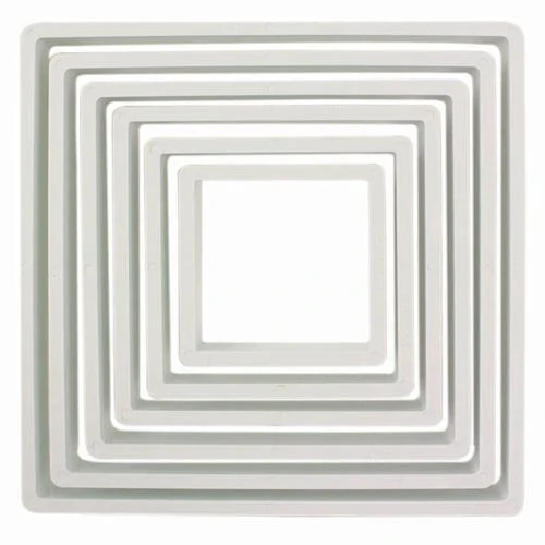 PME Plastic Cutter Square Set 6 stuks