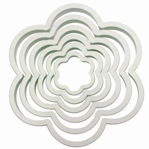 PME Plastic Cutter Flower Set 6 stuks