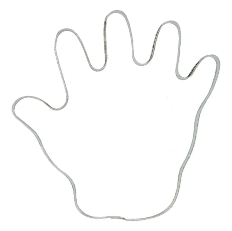 Cookie cutter | Uitsteker metaal hand 7cm