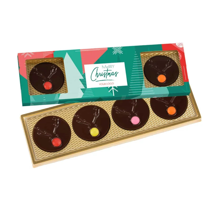 Chocolate Rudolph – 4 Stuks in eigen verpakking