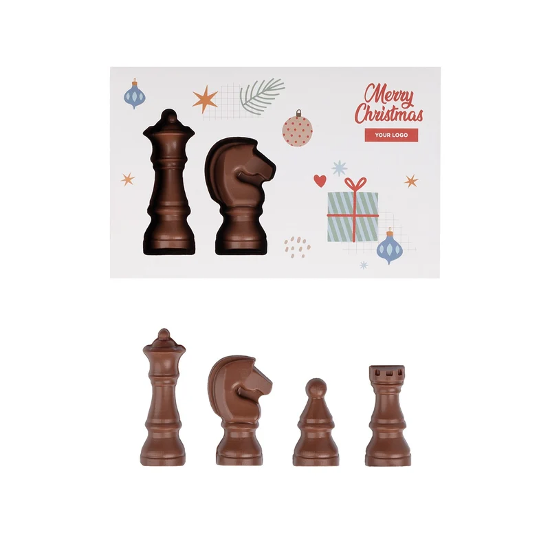 Chocolade Checkmate Set in Eigen Verpakking