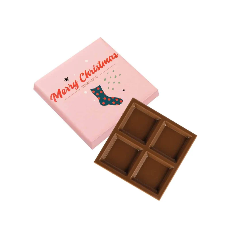 Kerst Chocolade Spot 30 g – Een Klein Cadeau met Grote Wintermagie
