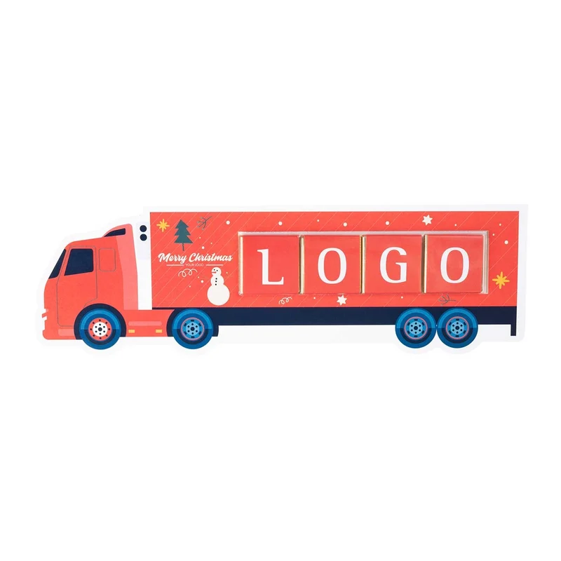 Kerst Chocolade Truck – Een Smaakvolle Rit vol Branding