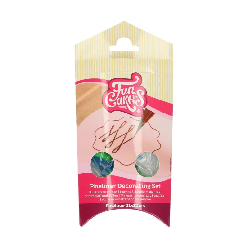 Funcakes | Spuitzakken Fineliner set 21cm