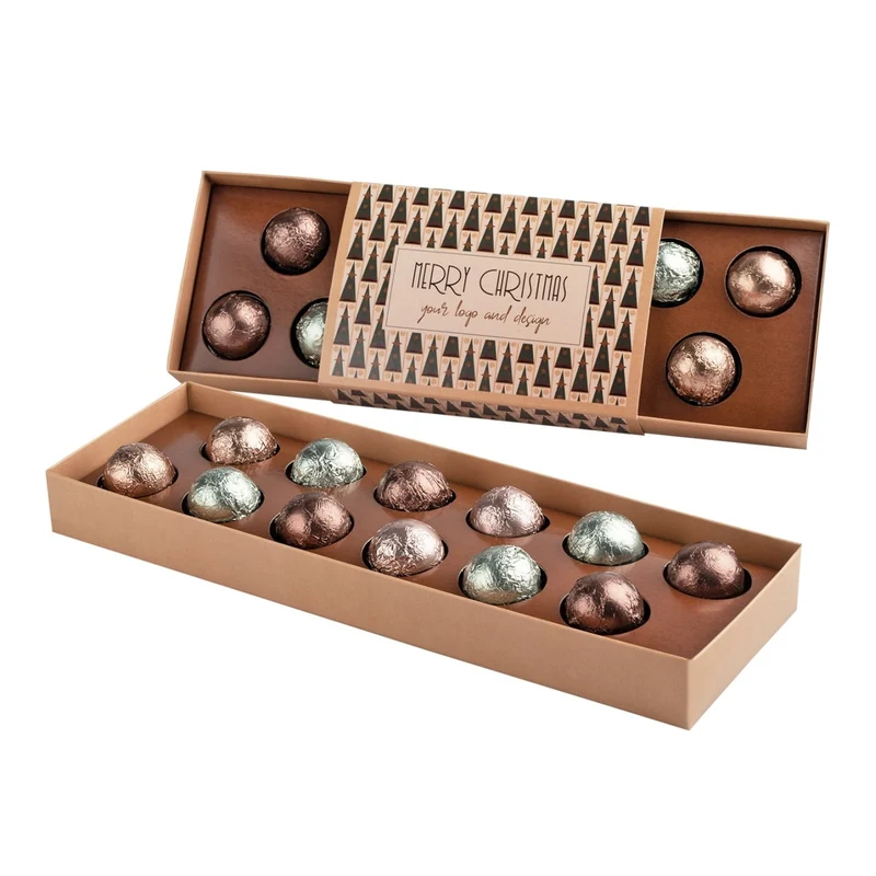 Sweet Sphere Pralines 12 pcs – Luxe Pralineselectie in Premium Cadeaudoos