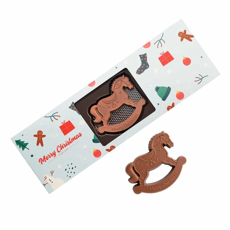 Mini Schommelpaardjes – set van 3 chocolaatjes