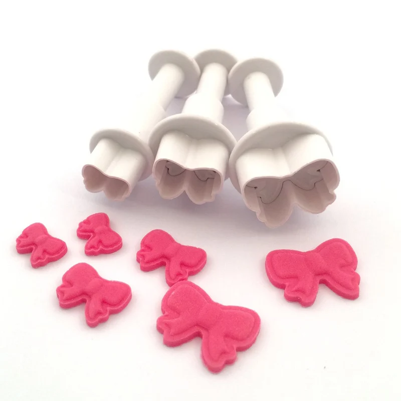 Dekofee Mini Plungers Bows set 3 stuks.