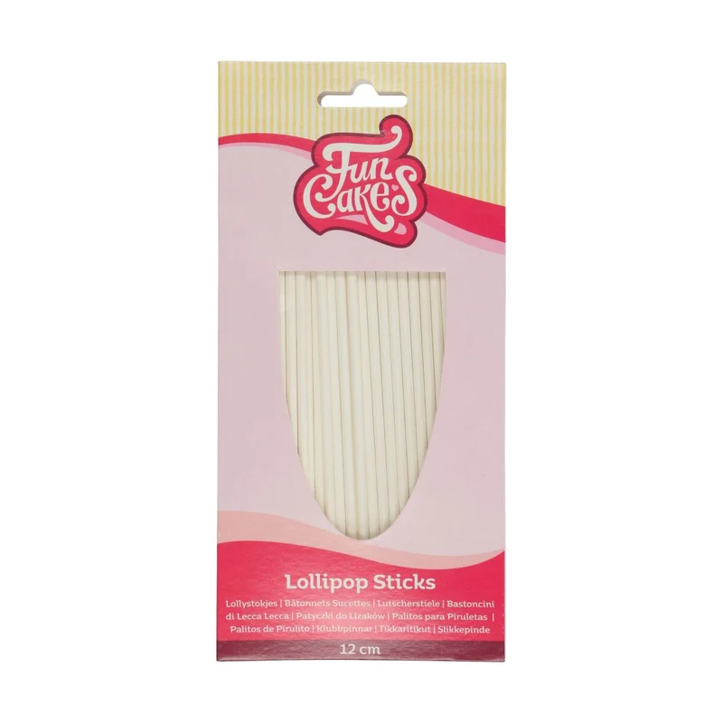 FunCakes Lollipop Sticks 12 cm pk/50